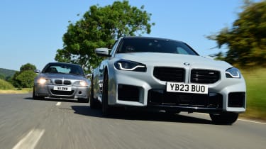 BMW M2 vs BMW M3 CSL: 2023 twin test review - pictures Auto Express